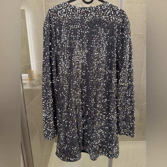 PRIMARK Sequin Wrap Dress - Picture 2 of 4